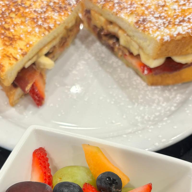 Peanut Butter Stuffed French Toast photo