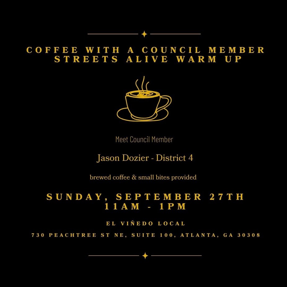 Coffee with A Council Member event photo