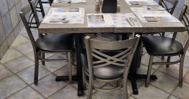 Interior, dining area