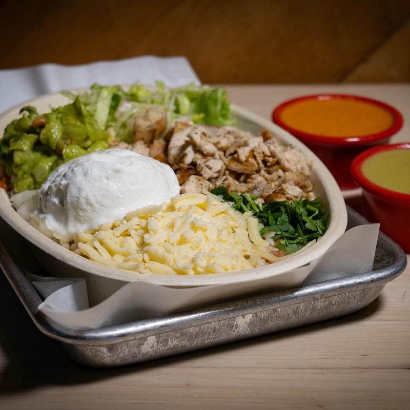 menu item 8 of 12, Burrito Bowl