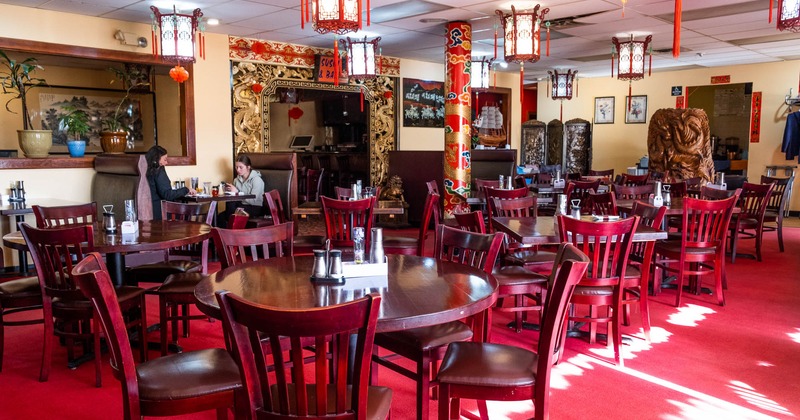 Dining area, Chinese traditional decoration