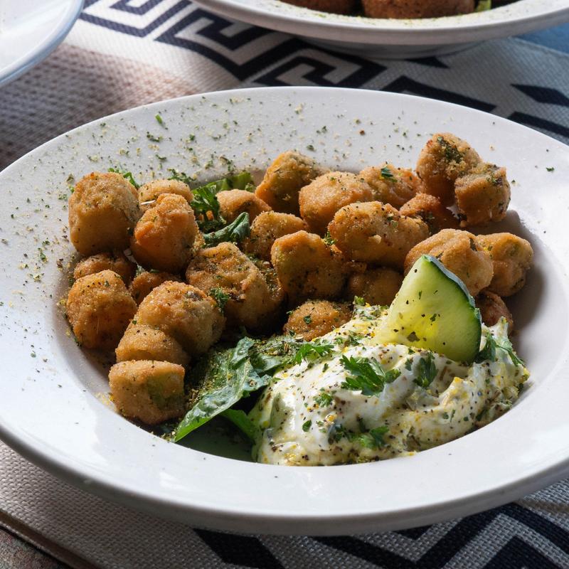 Fried Okra Or Zucchini Or Falafel photo