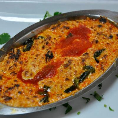 Mixed vegetables with melted cheese