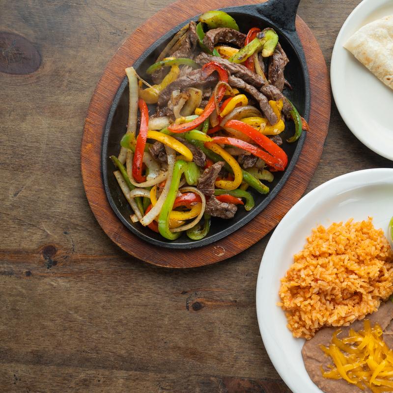 menu item 3 of 5, FAJITAS