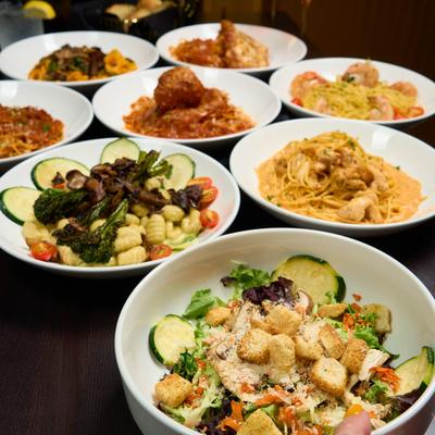 Entrees at The Playlist.