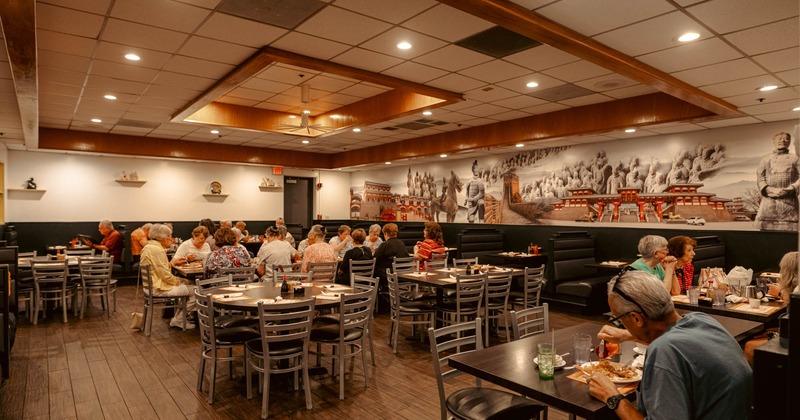 Interior, dining area