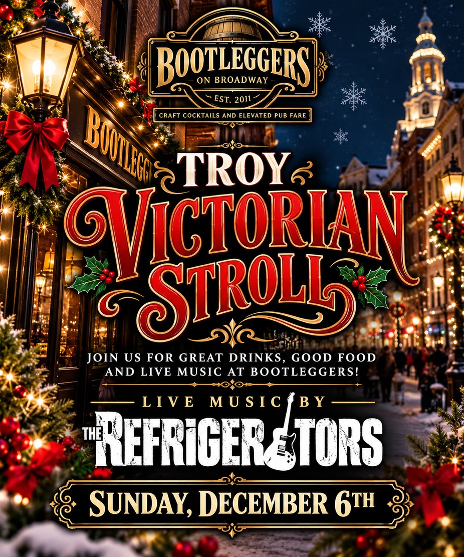 🎄 Troy Victorian Stroll at Bootleggers! 🎶 event photo