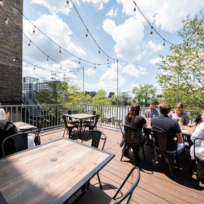 Seating area on the terrace