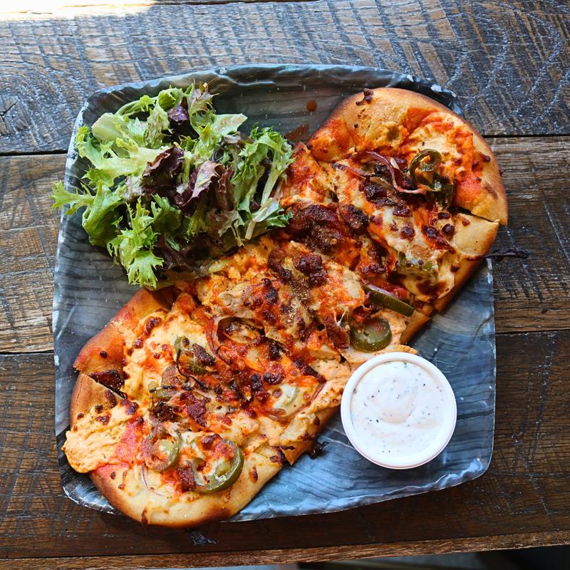 menu item 15 of 18, Buffalo Chicken Flatbread
