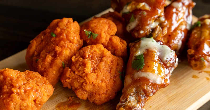 Fried buffalo wings