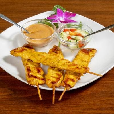 Satay Chicken.