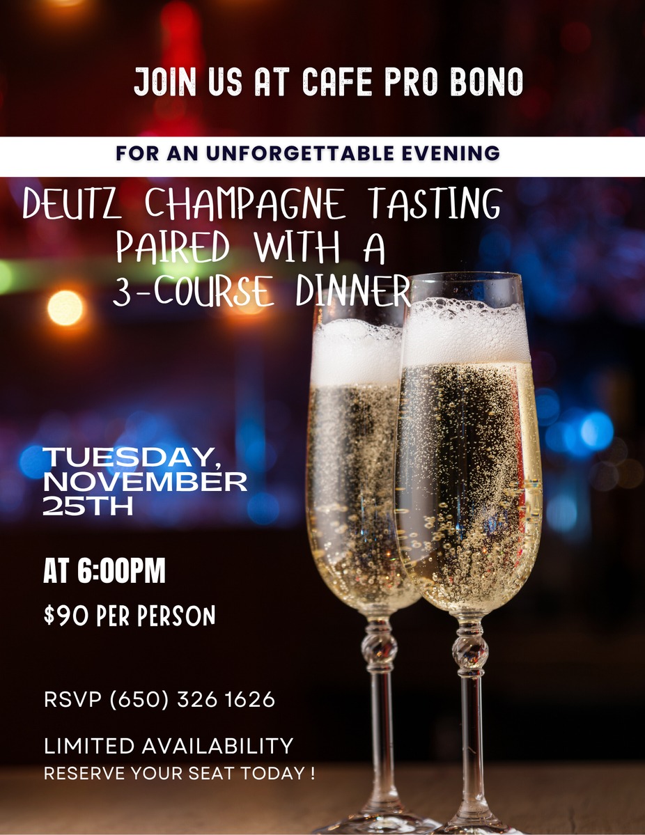 Deutz Champagne Tasting w/ 3 Course Dinner event photo