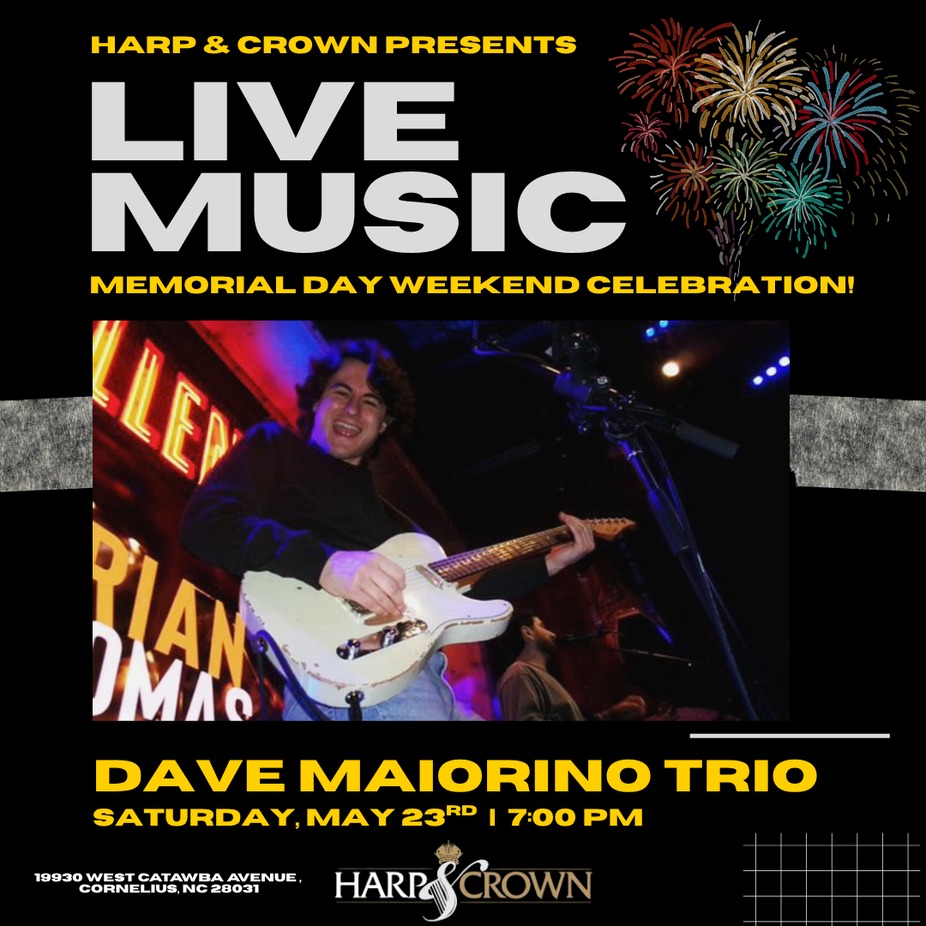 Memorial Weekend Party at Harp & Crown - Dave Maiorino Trio event photo
