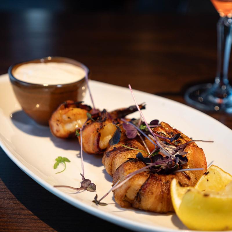 menu item 1 of 19, Bacon Wrapped Shrimp*