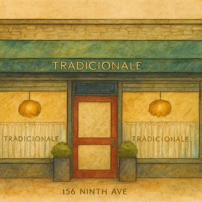 This is an illustration of the restaurant storefront.