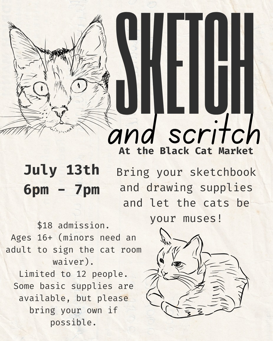 Sketch and Scritch - July13th event photo
