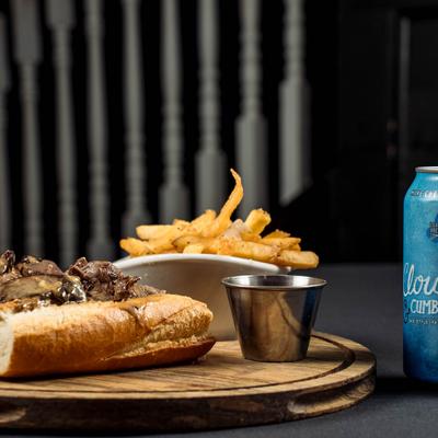 A served Cheesesteak.