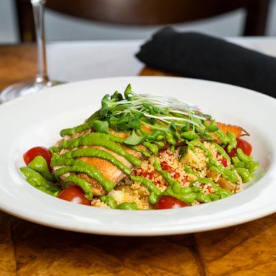 Seared Scottish Salmon.