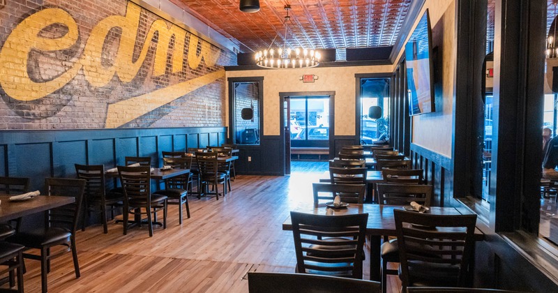 Spacious dining area