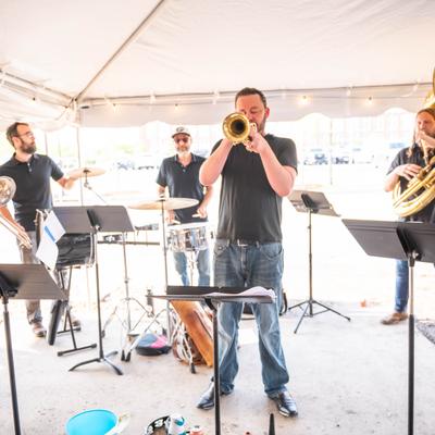 Live music performance in the patio.