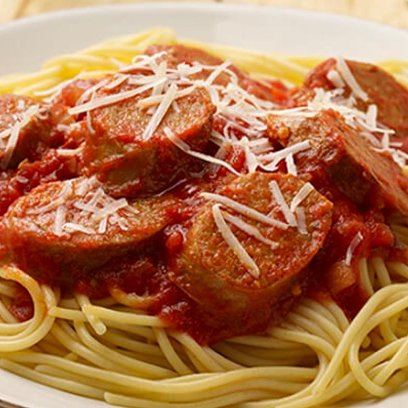 Spaghetti with Italian Sausage photo