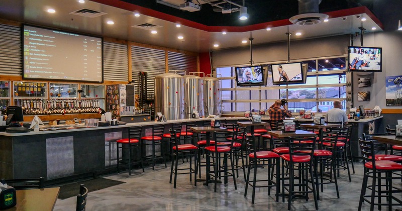 Interior, dining and bar area