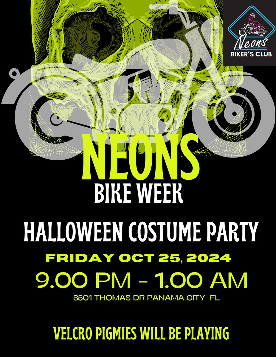 Neons Bike Week Halloween Party event photo