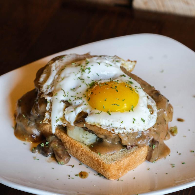 Open - Faced Meatloaf Sandwich photo