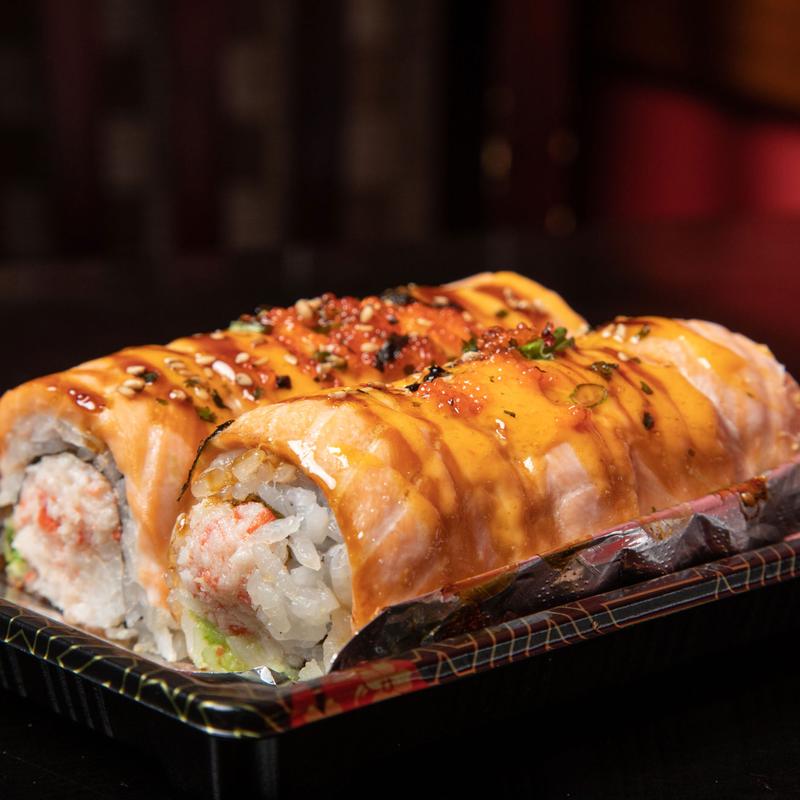 Bake Salmon Roll (8 pcs) photo