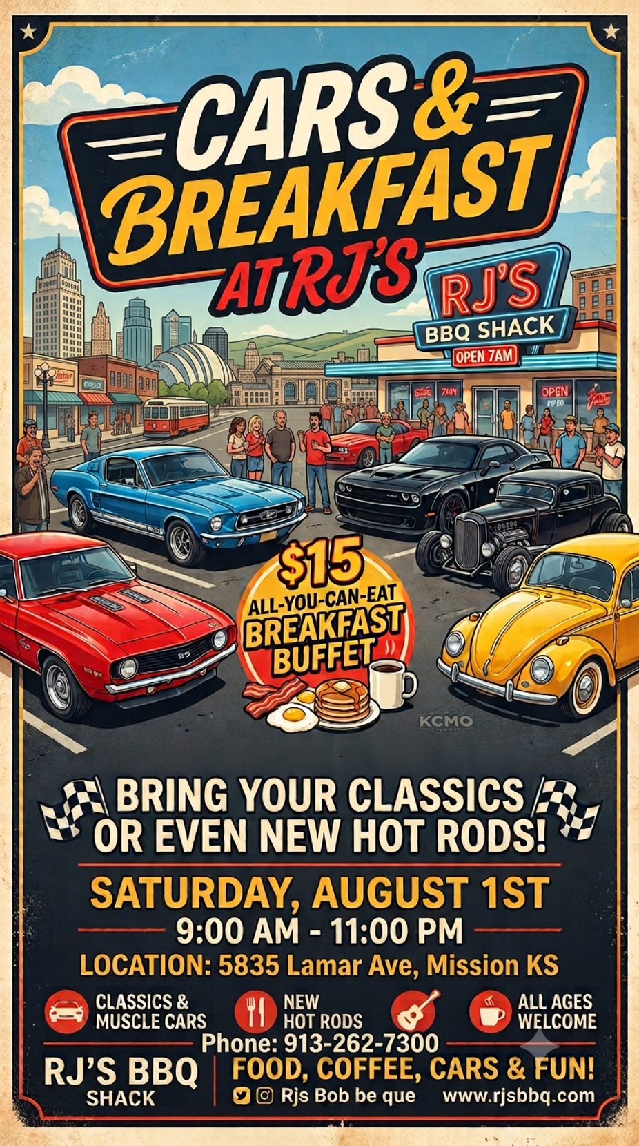 Rj's Cars And Breakfast event photo