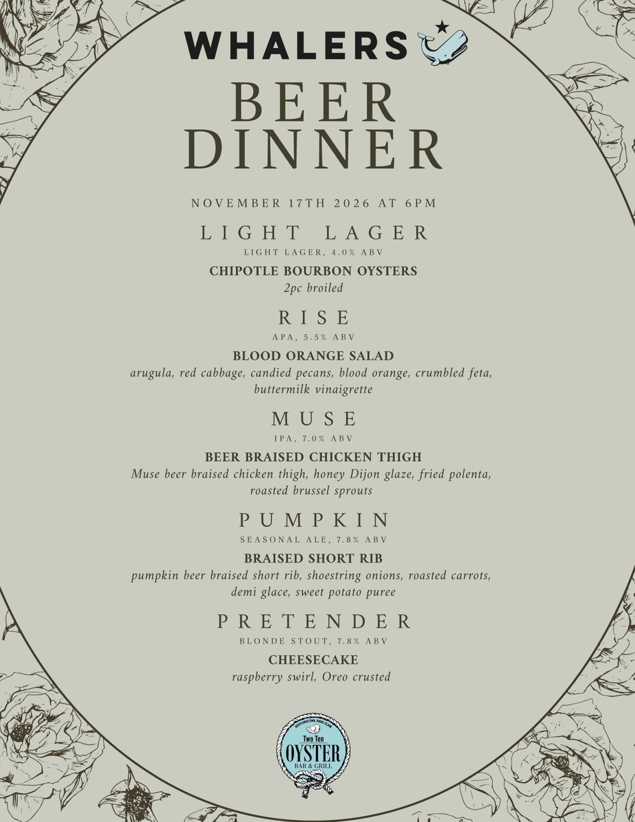 WHALERS BEER DINNER event photo