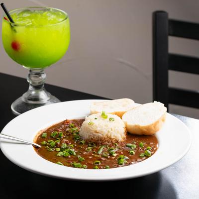 gumbo sausage shrimp cajun cocktails roanoke texas seafood.