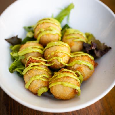 Goat Cheese Fritters.