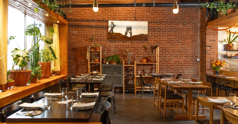 Interior, dining area