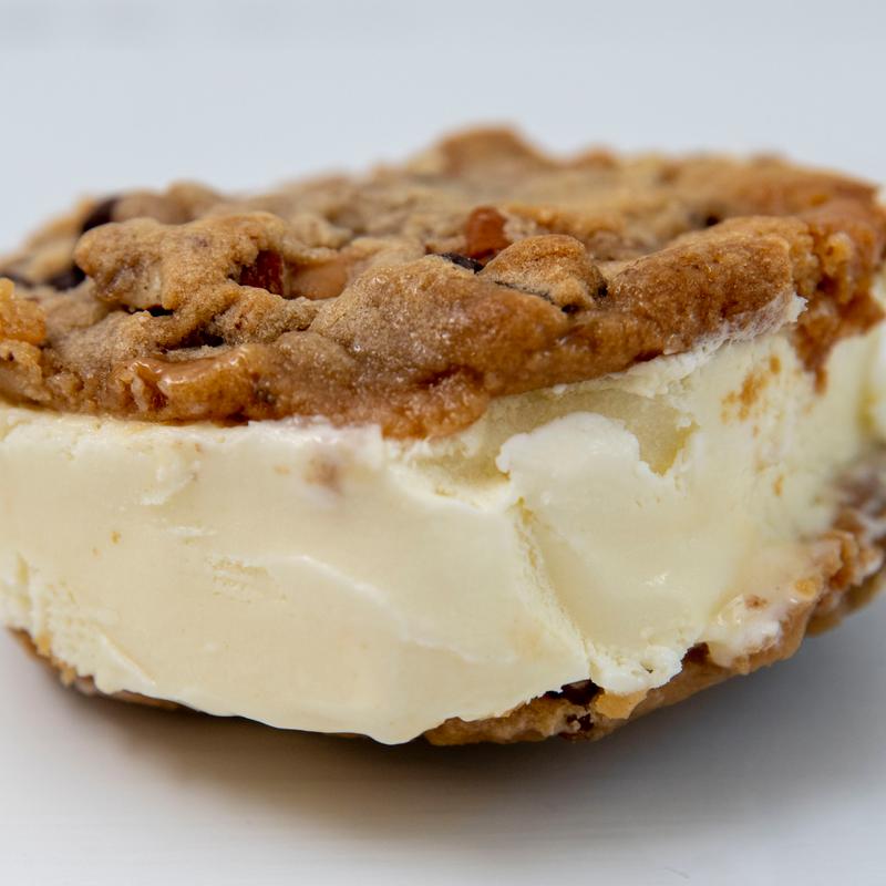 Caramel Pecan Chocolate Chunk Ice Cream Sandwich photo