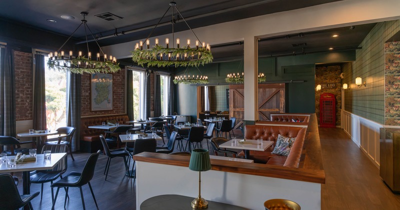 Interior, main dining area