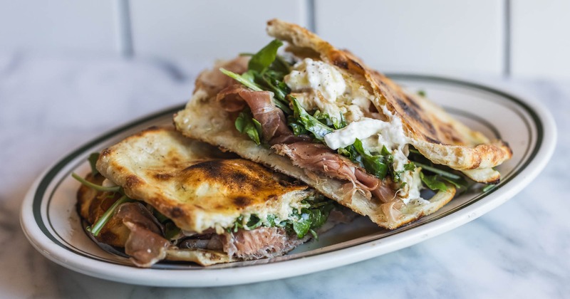 Prosciutto and Arugula sandwich