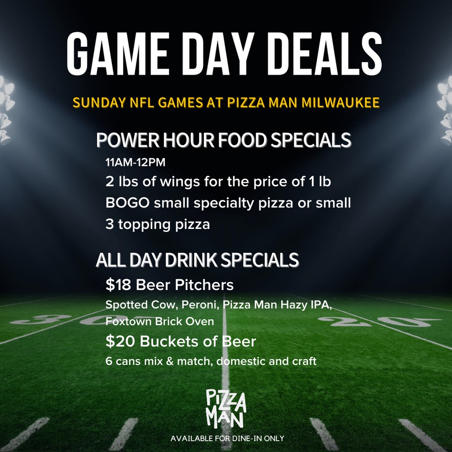 GAME DAY SPECIALS event photo