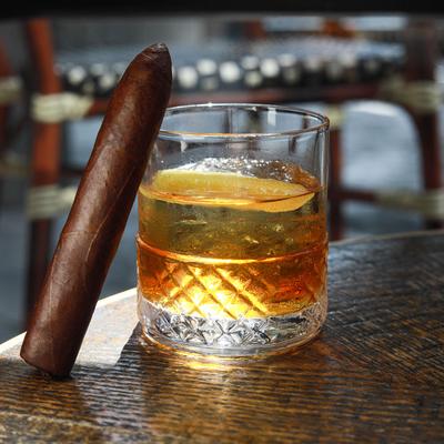 Sazerac and a cigar