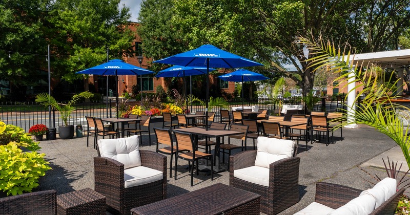 Exterior seating area