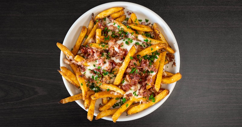 Bacon cheese fries
