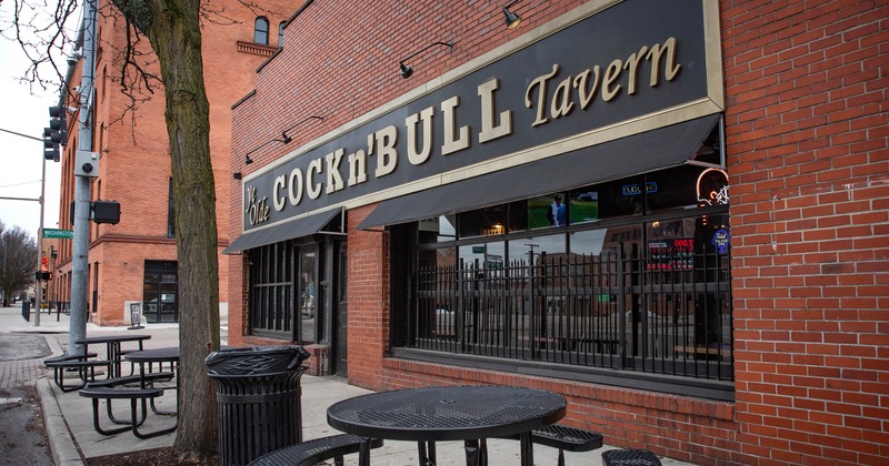 Outdoor seating area