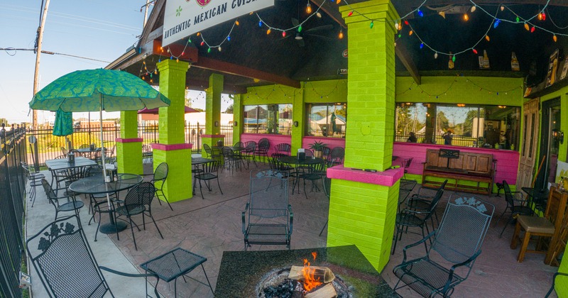 Outdoor seating area