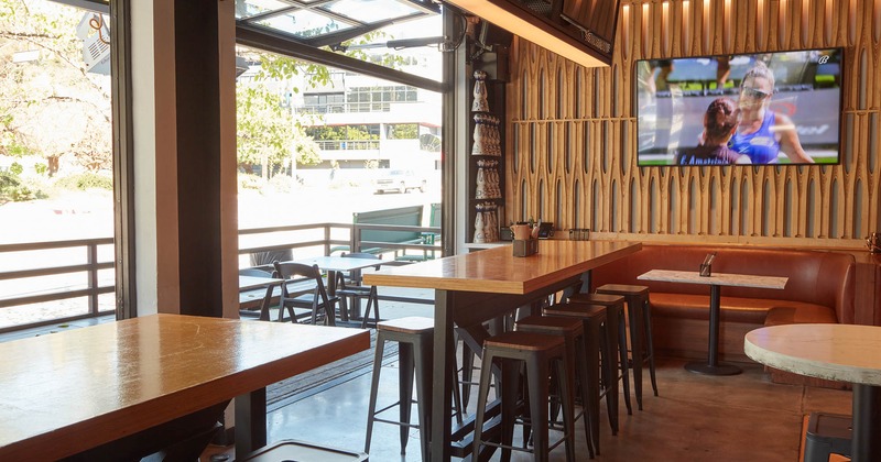 Interior, dining area