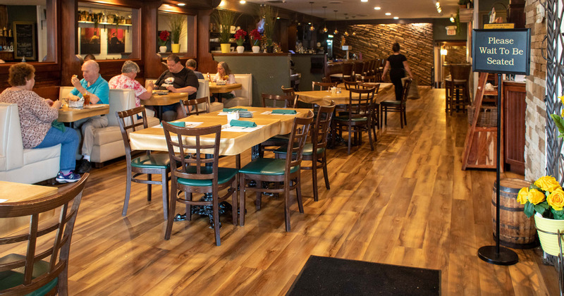 Interior, a view from the entrance door