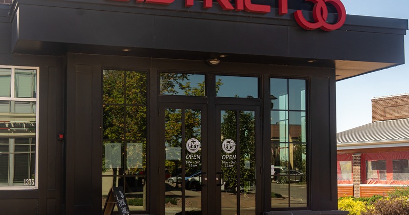 Restaurant front entrance