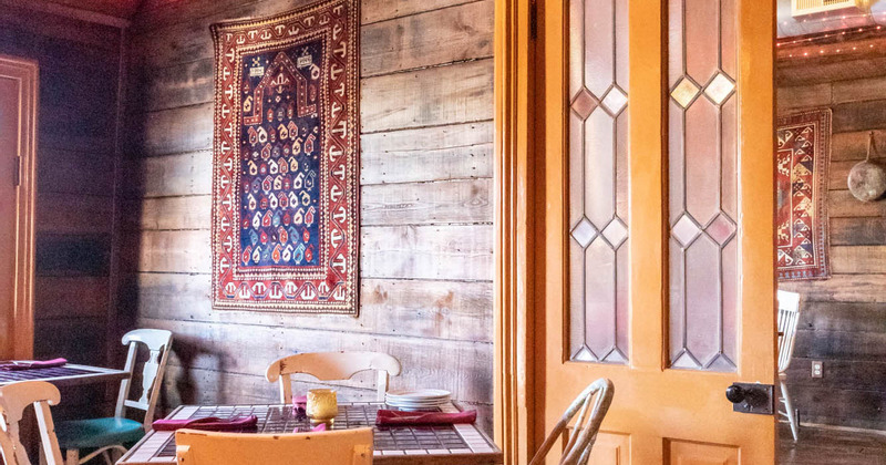 Table sat and ready for guests