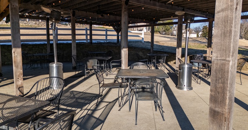 Outdoor seating area