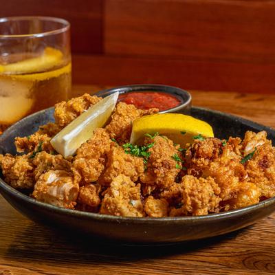 Perfectly Crispy Fried Calamari.
