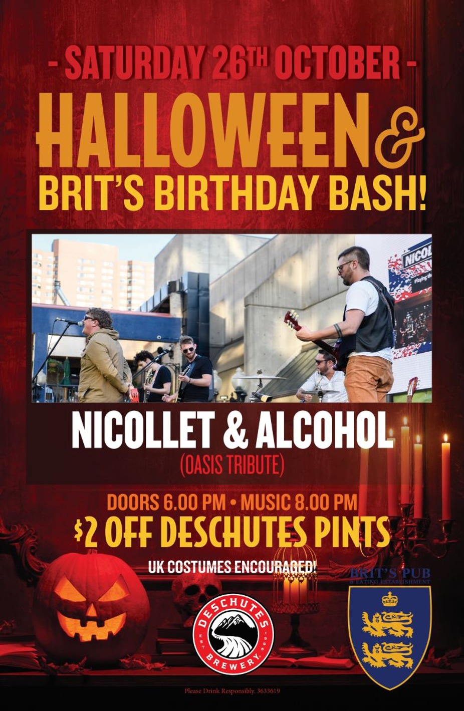 Halloween/Brit's Birthday Bash event photo